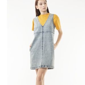 Father's Daughter Kristy Sleeveless Denim Vintage Retro Style Dress M